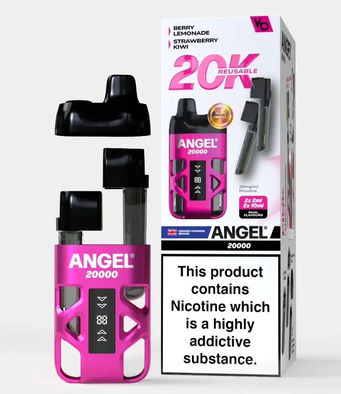 Pink Edition Angel 20000 Rechargeable Disposable Pod Kit